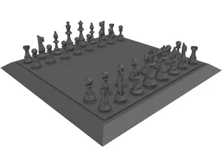 Chessboard 3D Model