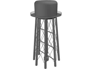 Water Tower 3D Model