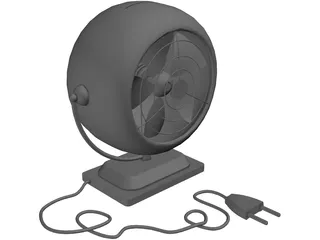 Portable Fan 3D Model