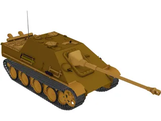 J Panther Tank 3D Model