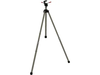 Camera Tripod 3D Model