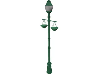 Street Lamp 3D Model