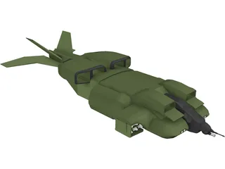 Drop Ship 3D Model