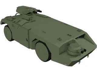 M577 APC 2A 3D Model