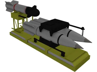 Missile 3D Model