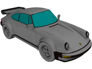 Porsche 911 Turbo (1977) 3D Model