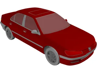 Peugeot 406 3D Model