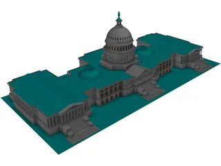 US Capitol Building 3D Model