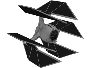 Star Wars Tie Defender 3D Model
