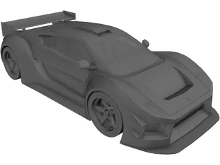 Saleen S5S Raptor LM Concept (2010) 3D Model