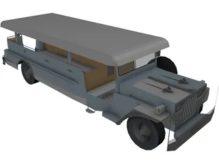 Jeep Catafalque 3D Model