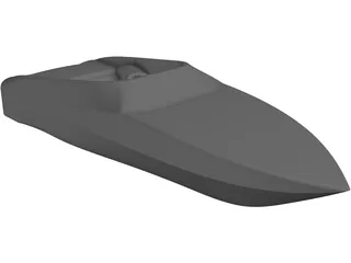 Baja 252 Boss Large Boat 3D Model