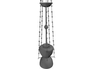 Turkish Hanging Lamp 3D Model