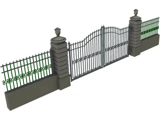 Gate 3D Model