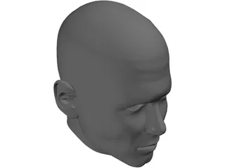 Man Head 3D Model
