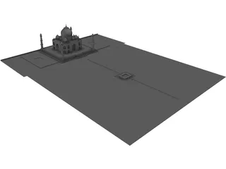 Taj Mahal 3D Model