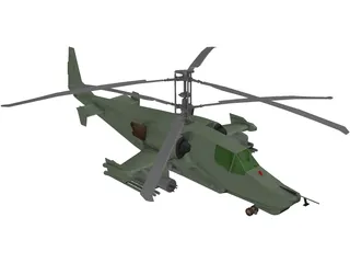 Kamov Ka-50 3D Model