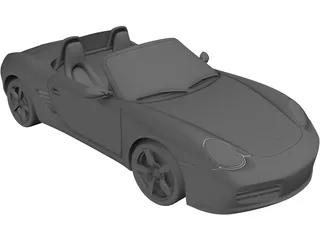 Porsche Boxster (2004) 3D Model