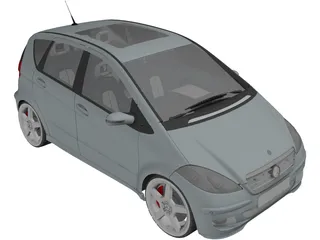 Mercedes-Benz A-Class (2005) 3D Model