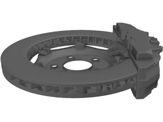 Brembo Brake 3D Model