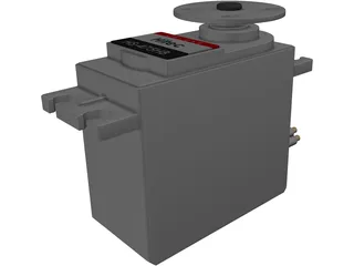 Hitec HS-475HB Servo Motor 3D Model