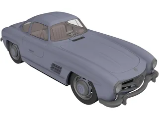 Mercedes-Benz 300 SL 3D Model