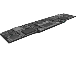 Sikorsky MH-53 Main Instrument Panel 3D Model