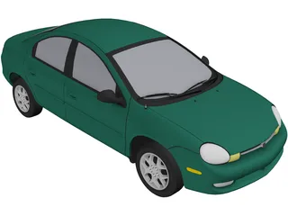 Dodge Neon 3D Model