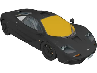 McLaren F1 3D Model