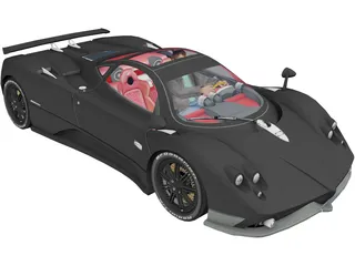 Pagani Zonda 3D Model