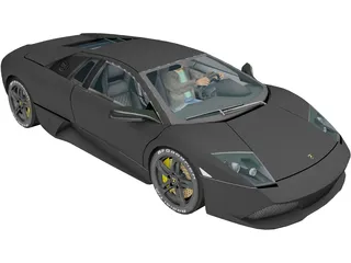 Lamborghini Murcielago LP640 3D Model