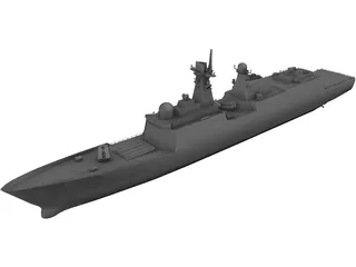 JIANGKAI Type 054A Frigate 3D Model