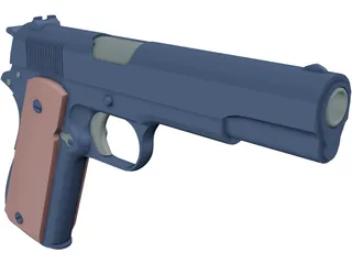 M1911A1 3D Model