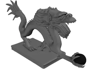 Chinese Dragon 3D Model