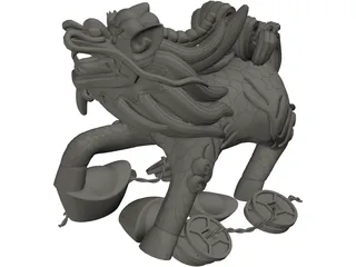 China Dragon 3D Model