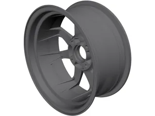 OZ Car Wheel 3D Model