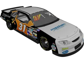 Nascar Stock Car 3D Model