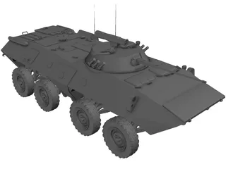 BTR-90 3D Model