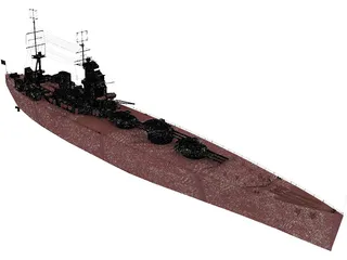 HMS Nelson 3D Model