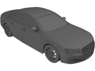 Audi A8 (2010) 3D Model