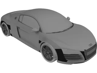 Audi R8 3D Model