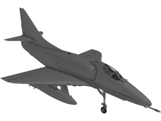 A-4 Skyhawk 3D Model