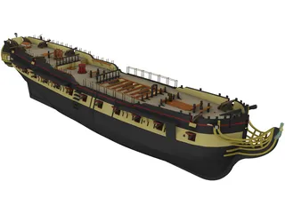 HMS Surprise 3D Model