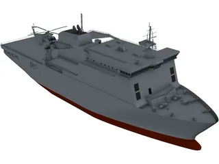 HMNZS Canterbury 3D Model