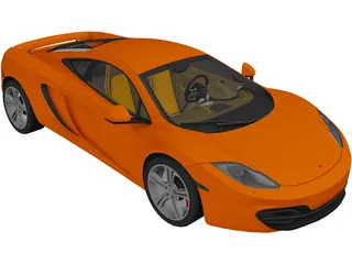 McLaren MP4-12C 3D Model