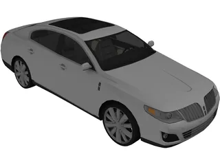 Lincoln MKS (2009) 3D Model