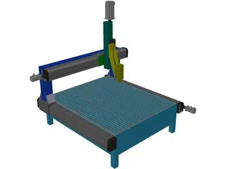 Milling Machine 3D Model