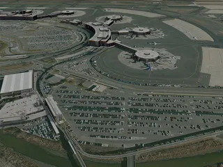 Newark International Airport 3D Model