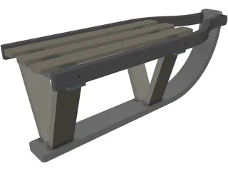 Sport Sledge 3D Model