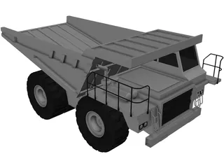 Mine Truck 3D Model